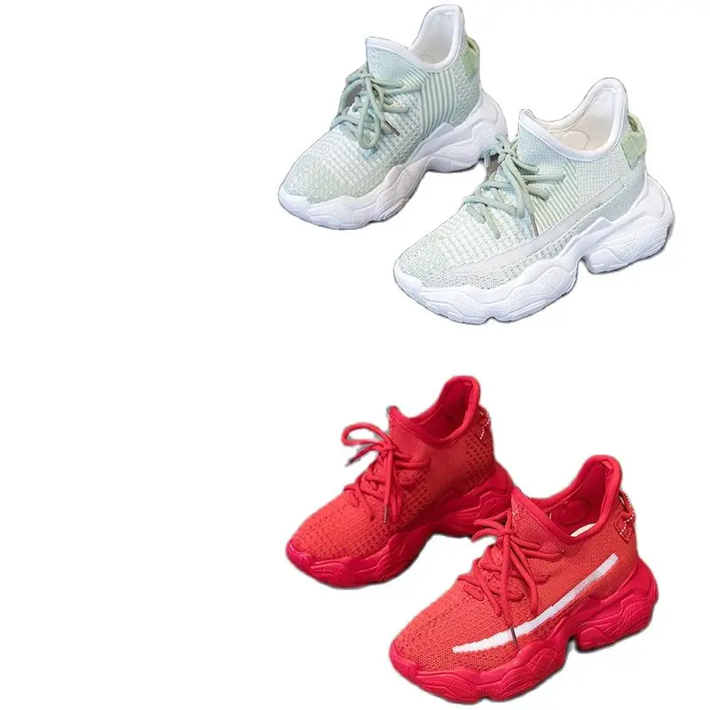 Женские туфли на толстой подошве, повседневная спортивная дышащая обувь на высоком каблуке, 2021 
Женские туфли на толстой подошве, повседневная спортивная дышащая обувь на высоком каблуке, 2021