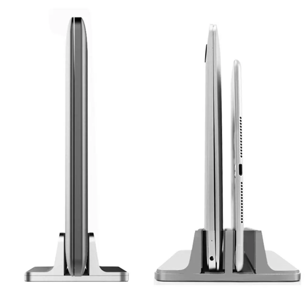 Vertical Laptop Stand Phone Holder Aluminum Alloy Desktop Stand Adjustable Laptop Holders For Ipad Storage Bracket
Vertical Laptop Stand Phone Holder Aluminum Alloy Desktop Stand Adjustable Laptop Holders For Ipad Storage Bracket