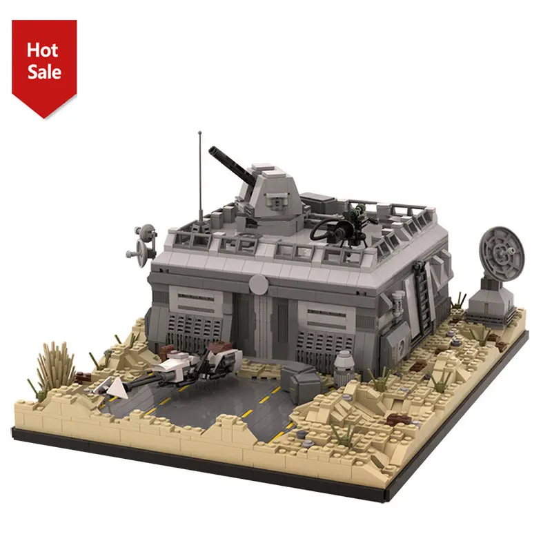 MOC 2643pcs Star Space Base (Outpost) on Tatooined Model Diy Building Blocks Bricks Educational Kids Toys for Children Xmas
MOC 2643pcs Star Space Base (Outpost) on Tatooined Model Diy Building Blocks Bricks Educational Kids Toys for Children Xmas