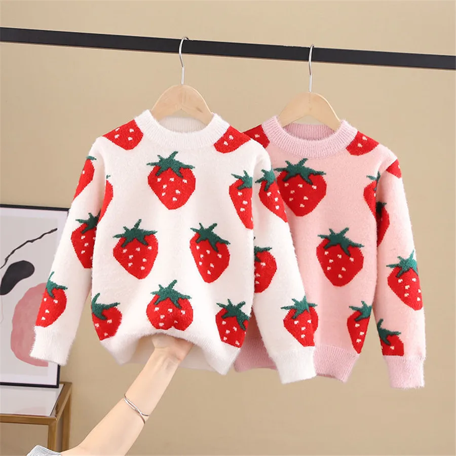 Autumn Kids Knitting Coat Lovely Fruit Print Cardigan Sweaters Baby Girls Boys Long Sleeves Sweaters Top
Autumn Kids Knitting Coat Lovely Fruit Print Cardigan Sweaters Baby Girls Boys Long Sleeves Sweaters Top