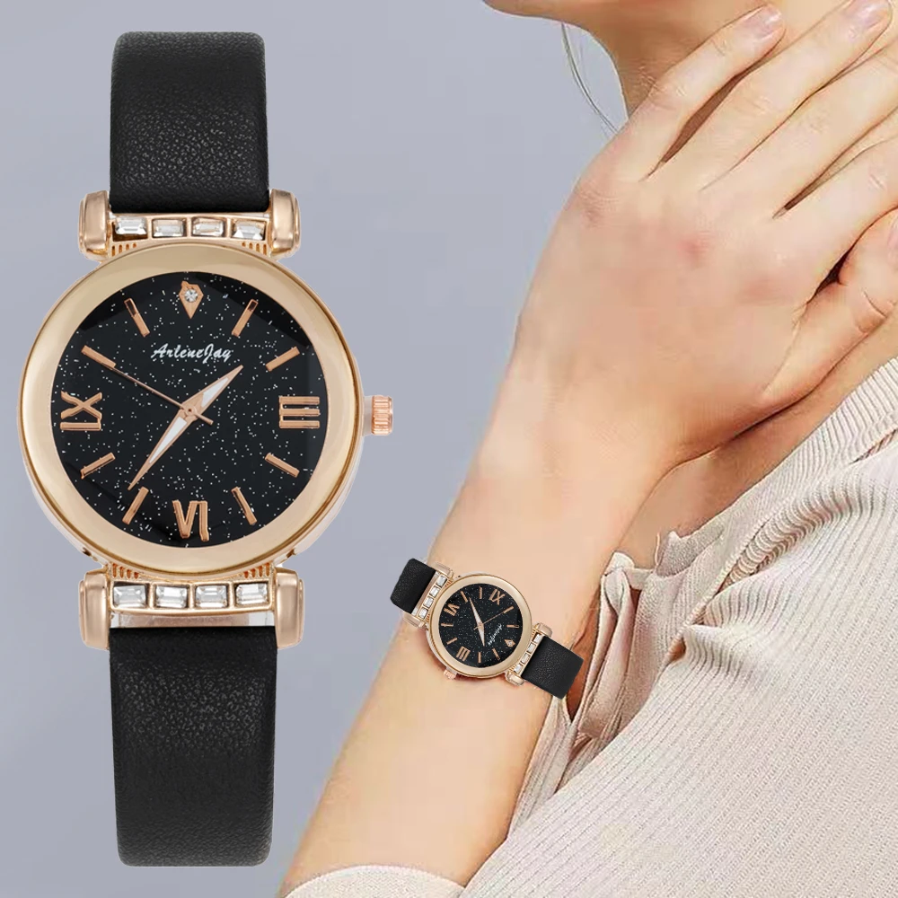 Luxury Starry sky Watches Women's Fashion Leather Wristwatches Ladies Watch Simple Female Quartz Clock Mujer Bayan Kol Saati
Luxury Starry sky Watches Women's Fashion Leather Wristwatches Ladies Watch Simple Female Quartz Clock Mujer Bayan Kol Saati