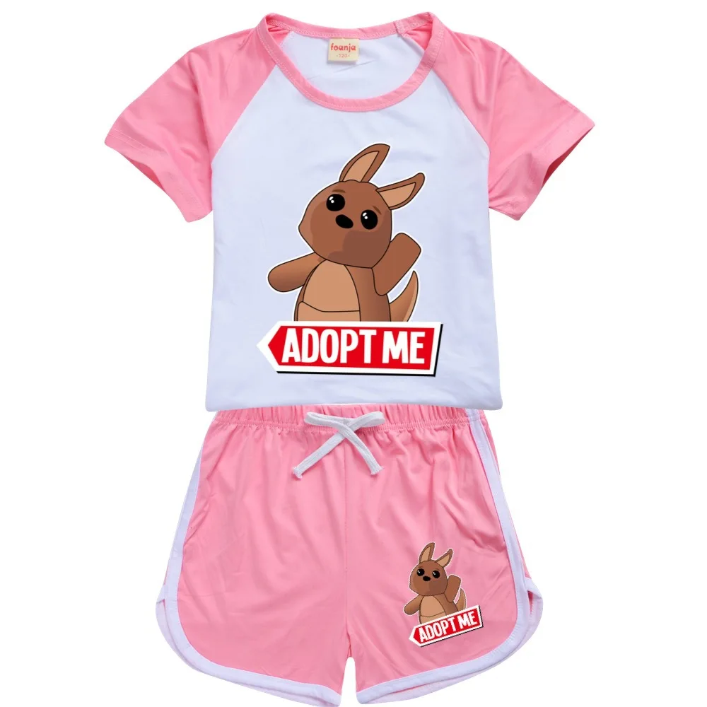 Adopt Me Baby Tee Kids Clothing for Girls Cotton Sport Suit 2pc Toddler Girl Pajamas Teenage Boys Short Sleeve Tshirt Set Yongth
Adopt Me Baby Tee Kids Clothing for Girls Cotton Sport Suit 2pc Toddler Girl Pajamas Teenage Boys Short Sleeve Tshirt Set Yongth