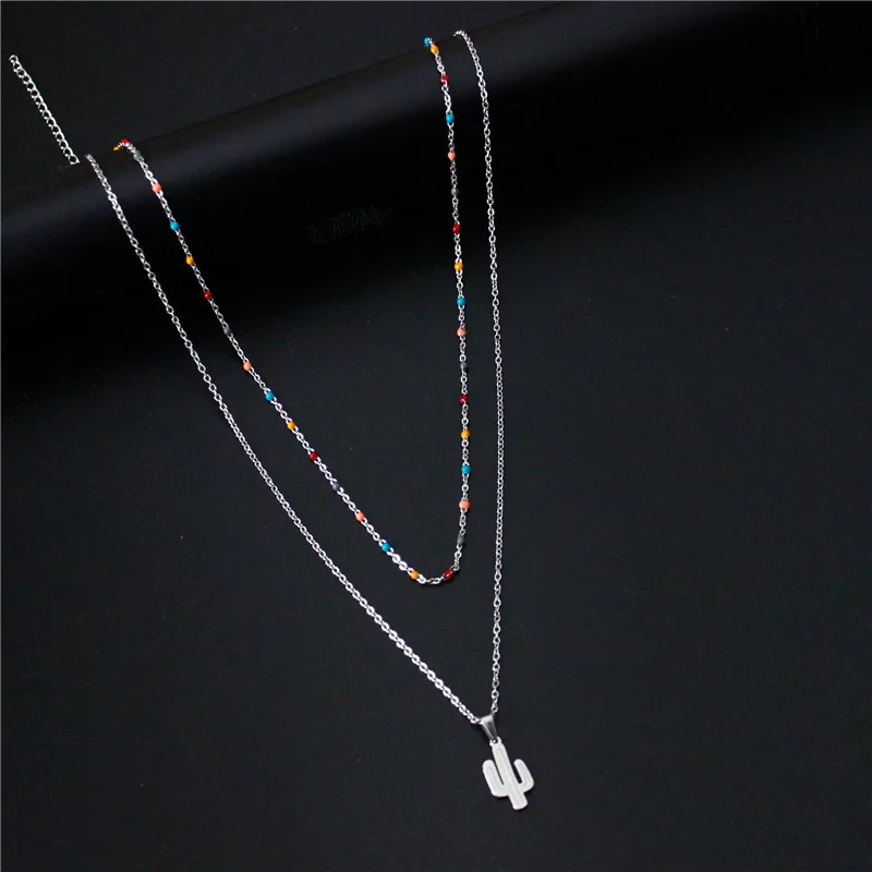 Stainless Steel Necklace For Women Lover's Gold Color Two Floors Pendant Necklace Engagement Jewelry
Stainless Steel Necklace For Women Lover's Gold Color Two Floors Pendant Necklace Engagement Jewelry