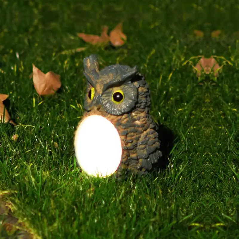 Solar Powered Night Light PIR Motio Sensor LED Owl Night Light Outdoor Waterproof Nightlights Figurines Garden Decoration Resin
Solar Powered Night Light PIR Motio Sensor LED Owl Night Light Outdoor Waterproof Nightlights Figurines Garden Decoration Resin