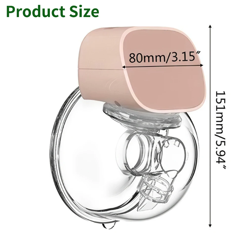 Portable Electric Breast Pump USB Chargable Silent Wearable Hands-Free Portable Milk Extractor Automatic Milker Baby Breastfeed 
Portable Electric Breast Pump USB Chargable Silent Wearable Hands-Free Portable Milk Extractor Automatic Milker Baby Breastfeed