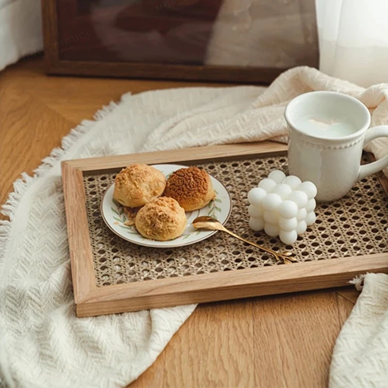 Household Japanese Rattan Wooden Storage Plate Nordic Tea Tray Breakfast Retro Decorations and Ornaments Tray
Household Japanese Rattan Wooden Storage Plate Nordic Tea Tray Breakfast Retro Decorations and Ornaments Tray