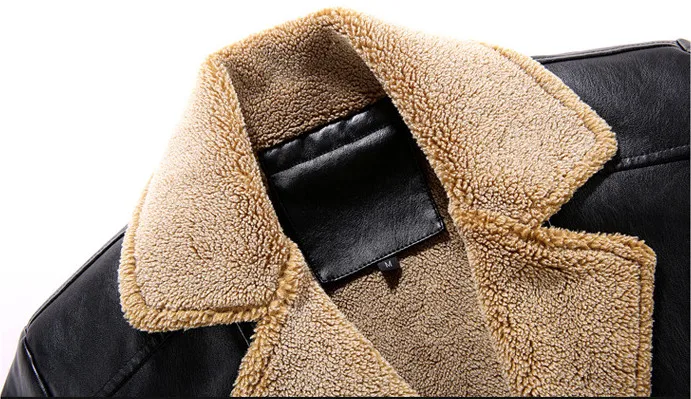 Autumn Winter Men leather jackets coats New Turn-down collar Flocking Thicken PU leather coats Men's windbreaker Big Size 4XL
Autumn Winter Men leather jackets coats New Turn-down collar Flocking Thicken PU leather coats Men's windbreaker Big Size 4XL