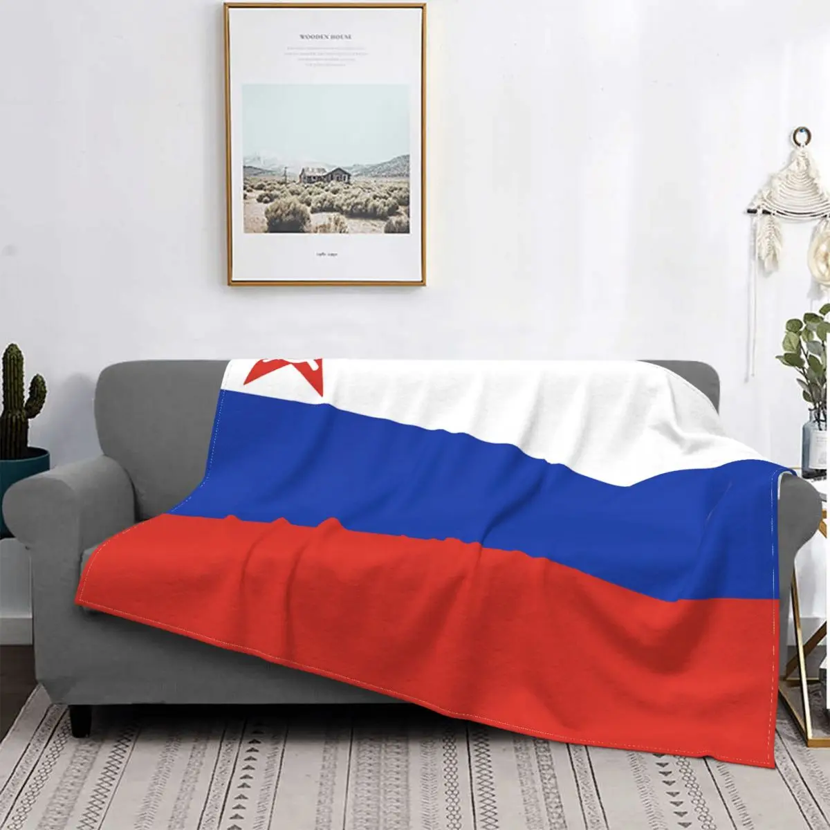 Современное одеяло с российским флагом коммунизма, бархатное текстильное украшение, дышащее теплое одеяло, домашнее искусственное одеяло
Современное одеяло с российским флагом коммунизма, бархатное текстильное украшение, дышащее теплое одеяло, домашнее искусственное одеяло