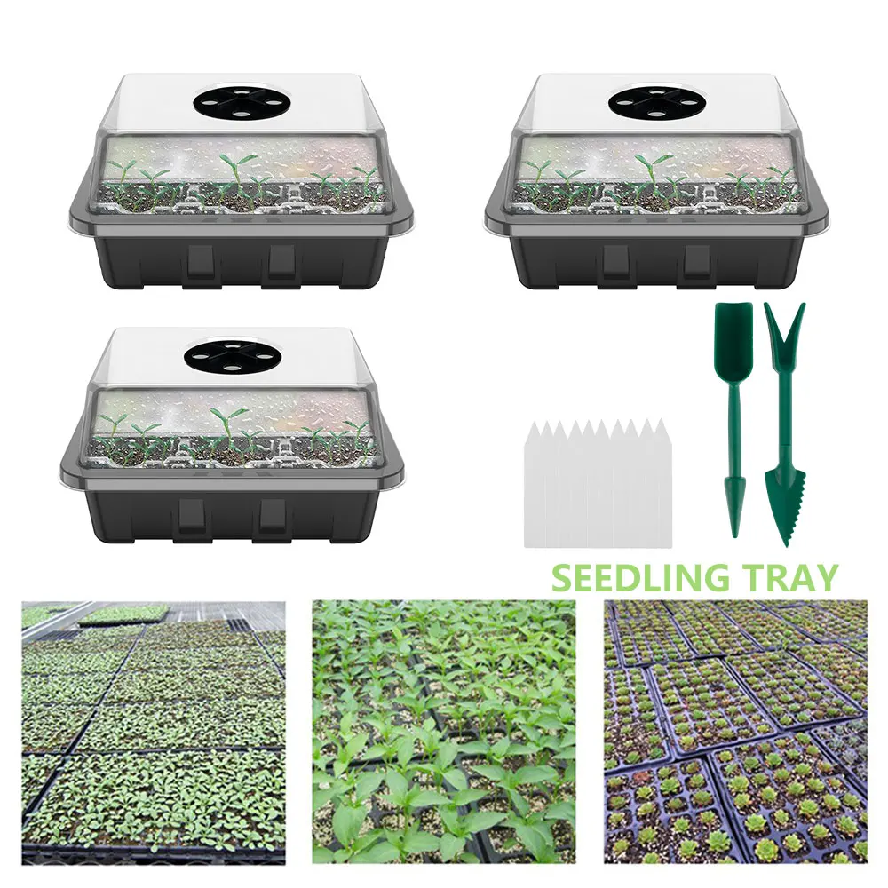 12 Holes Seedling Box Seed Growing Propagator Starter Kit Tray Marking Labels Greenhouse Tools Plant Transplanter Garden Tools 
12 Holes Seedling Box Seed Growing Propagator Starter Kit Tray Marking Labels Greenhouse Tools Plant Transplanter Garden Tools