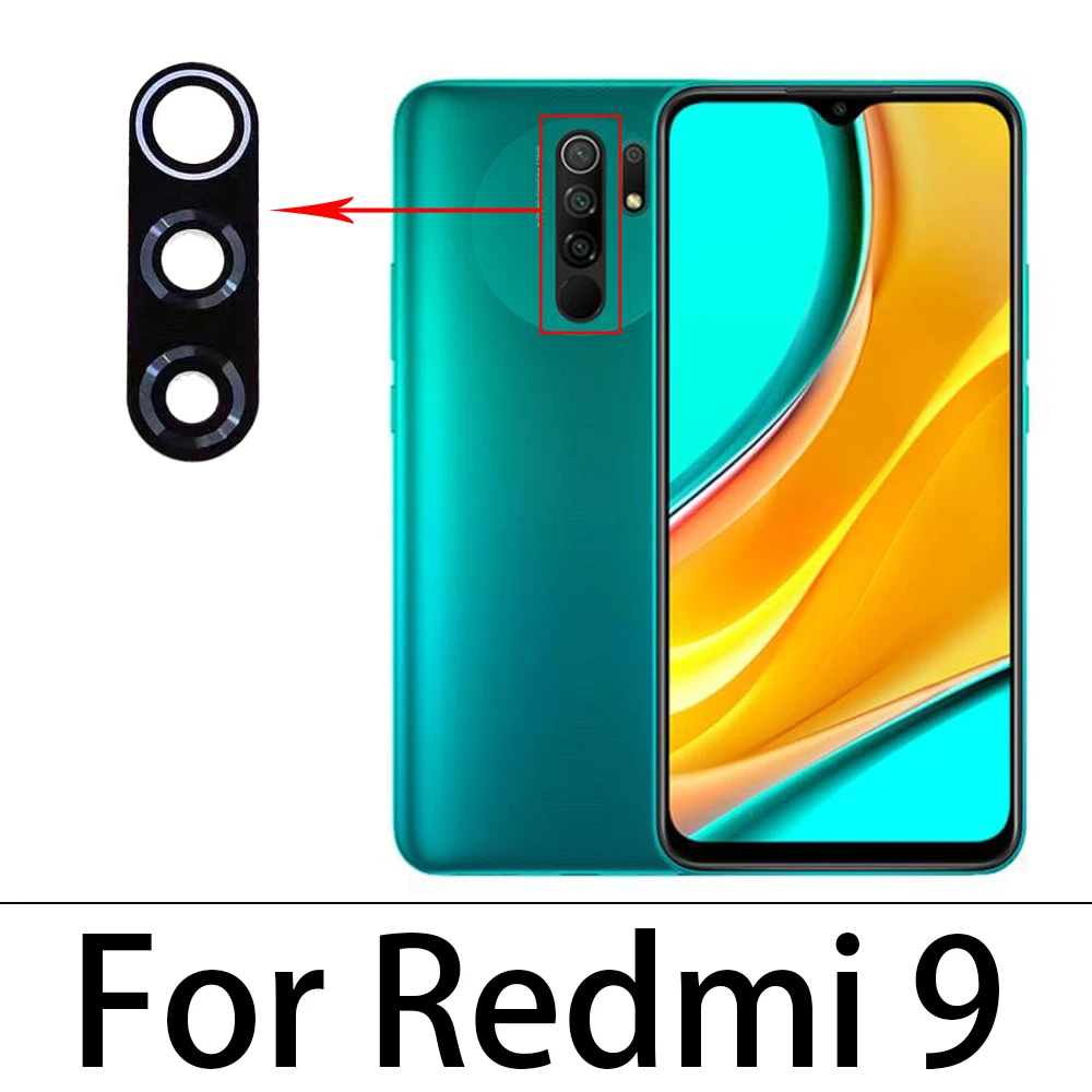 Стеклянный объектив для камеры Xiaomi Redmi 6A 6 7 7A 8 8A 9 9C 9T 10 оригинальный новый задней с