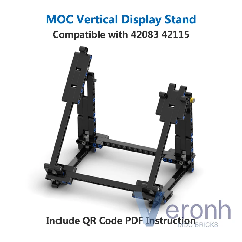 87 Pcs Moc High-Tech Car Adjustable Side Vertical Display Stand Compatible with 42083 42115 Traffic Model Set Building Blocks
87 Pcs Moc High-Tech Car Adjustable Side Vertical Display Stand Compatible with 42083 42115 Traffic Model Set Building Blocks