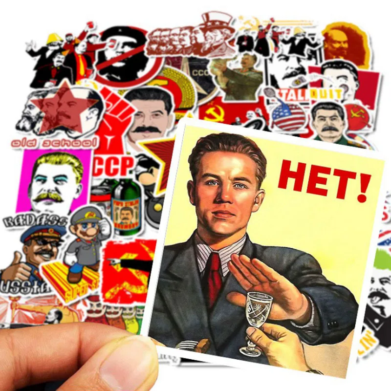 50 pcs Stalin Graffiti Waterproof Skateboard Travel Suitcase Phone Laptop Luggage Stickers Cute Kids Girl Toys
50 pcs Stalin Graffiti Waterproof Skateboard Travel Suitcase Phone Laptop Luggage Stickers Cute Kids Girl Toys
