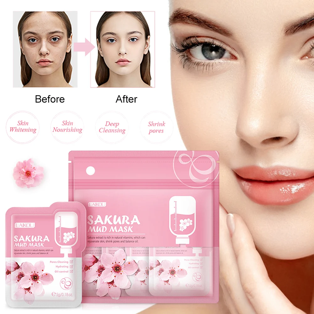 Facial Mask Skin Care with Cherry Blossom Extracts Moisturizing Nourishing Facial Treatment Oil Control Mask for All Skins
Facial Mask Skin Care with Cherry Blossom Extracts Moisturizing Nourishing Facial Treatment Oil Control Mask for All Skins