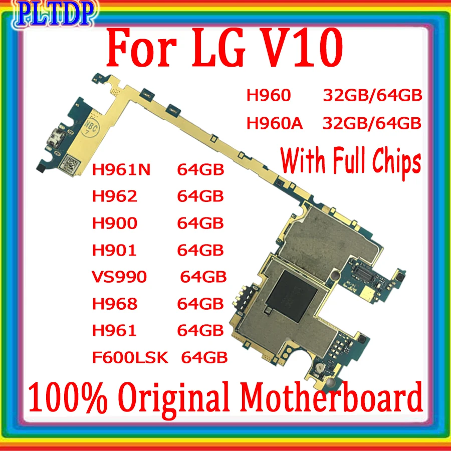 Поддержка 4G и Android системных логических плат для LG V10 H960A H962 H961N H900 H901 VS990 F600LSK H968 материнская плата 100% оригинал Unlo
Поддержка 4G и Android системных логических плат для LG V10 H960A H962 H961N H900 H901 VS990 F600LSK H968 материнская плата 100% оригинал Unlo