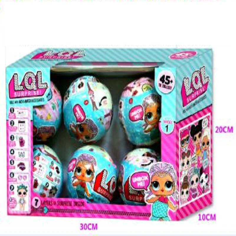 Сюрприз L.O.L! Случайный комплект из 3 предметов 6 шт. lol куклы игрушки для девочек и