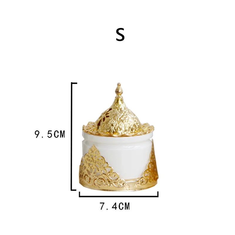 Gold Modern Small Arabic Style Incense Burner Cup Sticks Incense Holder Ceramic Decoracion Para El Hogar Aroma Burner BK50XX
Gold Modern Small Arabic Style Incense Burner Cup Sticks Incense Holder Ceramic Decoracion Para El Hogar Aroma Burner BK50XX