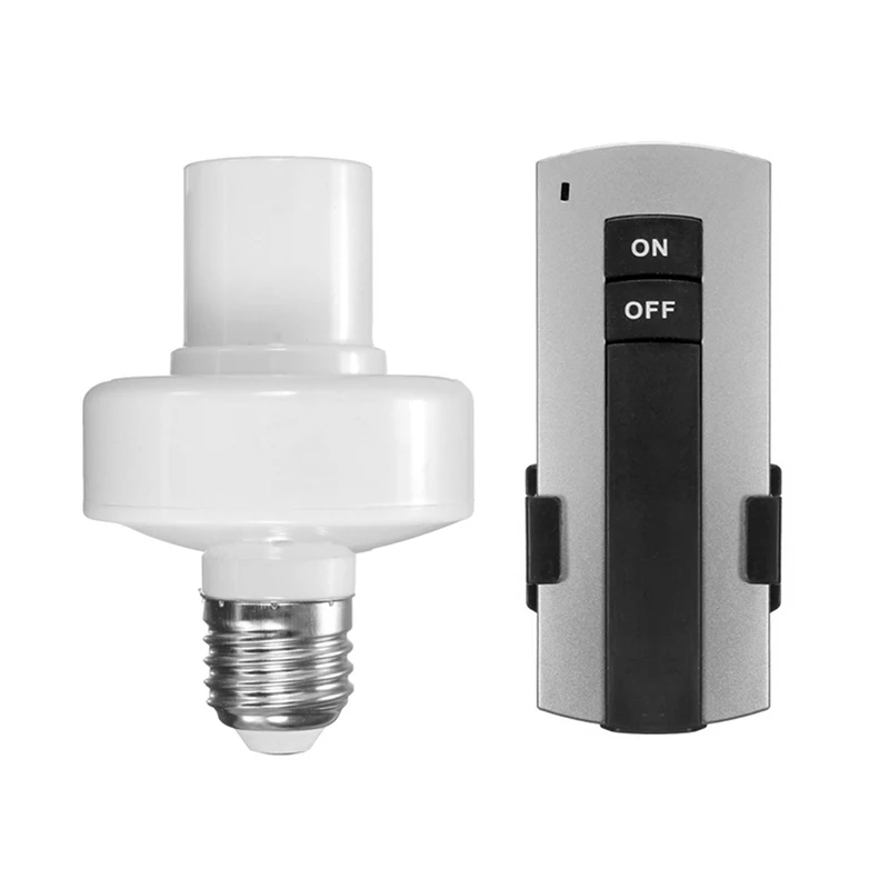 E27 220V Smart Wifi Screw Remote Control Lamp Holder LED Bulb Switch Convenient Installation Lamp Bulb Holder For Family Office
E27 220V Smart Wifi Screw Remote Control Lamp Holder LED Bulb Switch Convenient Installation Lamp Bulb Holder For Family Office