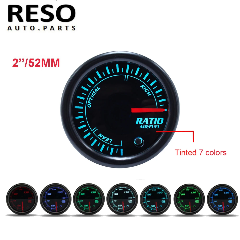 RESO--52mm 2” Auto Air/Fuel Ratio Monitor Gauge Digital LED 7 Color Tinted Display
RESO--52mm 2” Auto Air/Fuel Ratio Monitor Gauge Digital LED 7 Color Tinted Display