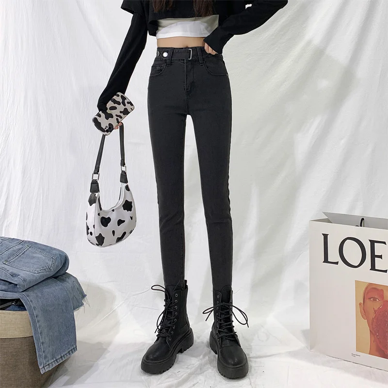 2022 New Women Warm Plush High Waist Skinny Narrow Leg Jeans Trend Plus Size High Stretch Pencil Denim Pants Lady Winter Trouser
2022 New Women Warm Plush High Waist Skinny Narrow Leg Jeans Trend Plus Size High Stretch Pencil Denim Pants Lady Winter Trouser