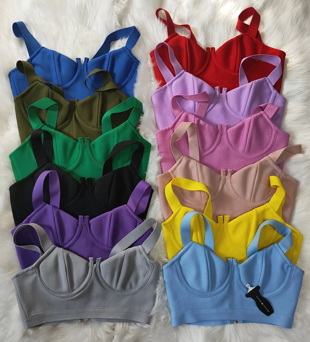 2021 New Summer Fashion High Quality Strap V-Neck Bustiers 12 Colors Bandage Top Celebrity Club Night Party Sexy Short Vestidos
2021 New Summer Fashion High Quality Strap V-Neck Bustiers 12 Colors Bandage Top Celebrity Club Night Party Sexy Short Vestidos