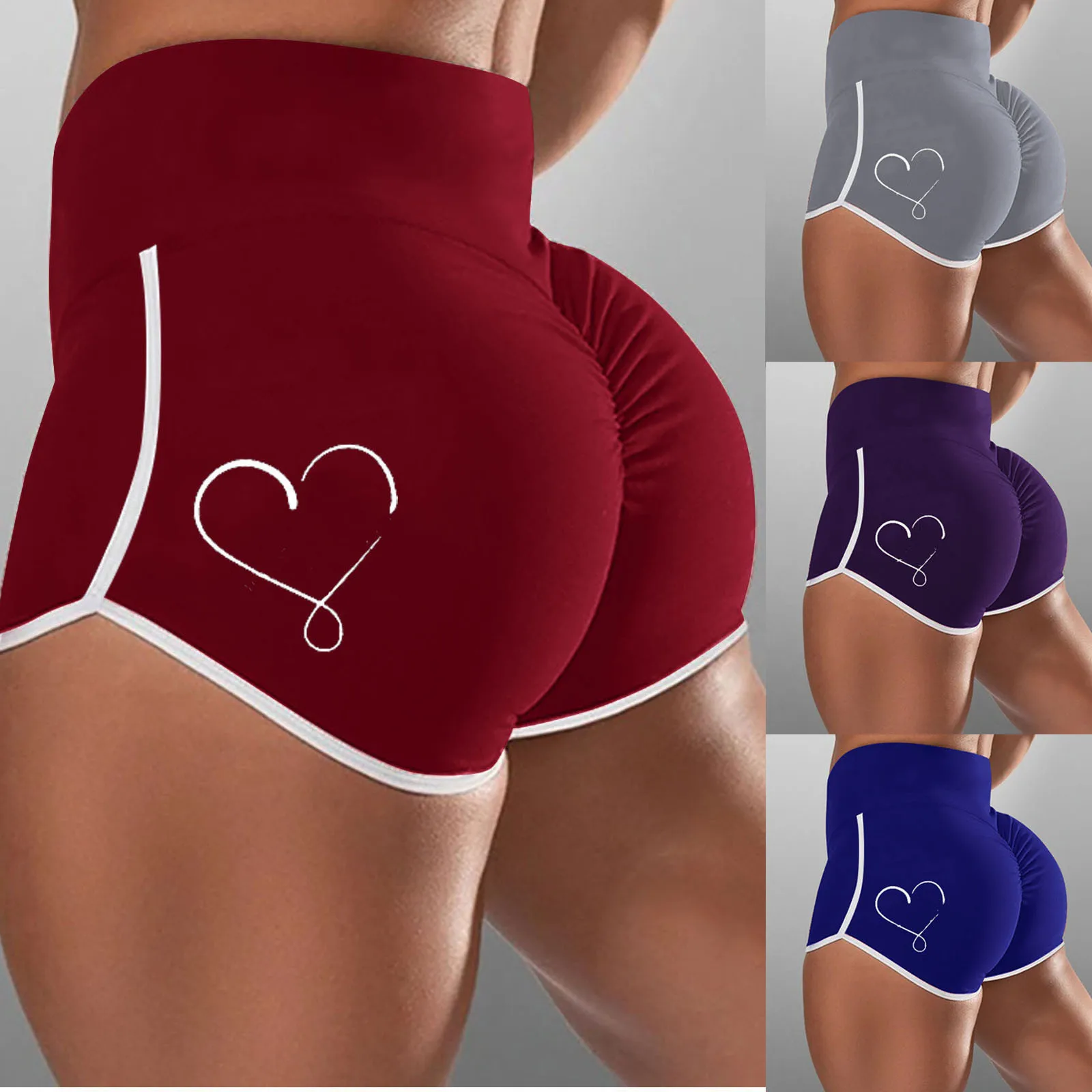 Women Casual Solid Color High-waisted Yoga Athletic Pants Heart Printed Fashion Ladies Fitness Sports Running Legginings A20
Women Casual Solid Color High-waisted Yoga Athletic Pants Heart Printed Fashion Ladies Fitness Sports Running Legginings A20