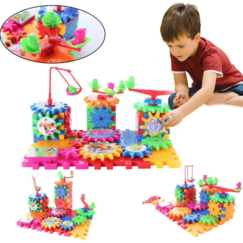 81 Pieces Of Electric Gear 3D Educational Building Kit Plastic Building Blocks Children's Educational Toys Toys Christmas Gifts
81 Pieces Of Electric Gear 3D Educational Building Kit Plastic Building Blocks Children's Educational Toys Toys Christmas Gifts