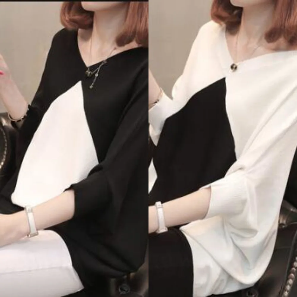 Cashmere Sweater and Pullovers Women Elegant bat sleeve V-neck Knitted Sweater Loose Tops Female Spring Autumn Jumper
Cashmere Sweater and Pullovers Women Elegant bat sleeve V-neck Knitted Sweater Loose Tops Female Spring Autumn Jumper