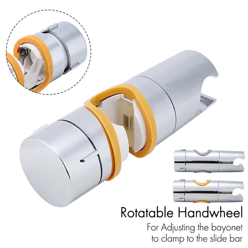 Practical Shower Head Holder Chrome Bathroom Shower Head Holder Riser Rail Bracket Slider 25mm Bathroom Accessories
Practical Shower Head Holder Chrome Bathroom Shower Head Holder Riser Rail Bracket Slider 25mm Bathroom Accessories