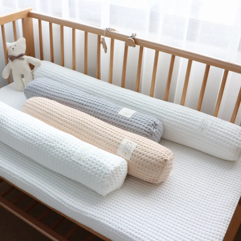 Baby Crib Bed Cylinder Bumper Pillow for Babies Newborn Cotton Waffle Infant Cot Bumpers Fence Kids Sleeping Pillows Cushion
Baby Crib Bed Cylinder Bumper Pillow for Babies Newborn Cotton Waffle Infant Cot Bumpers Fence Kids Sleeping Pillows Cushion