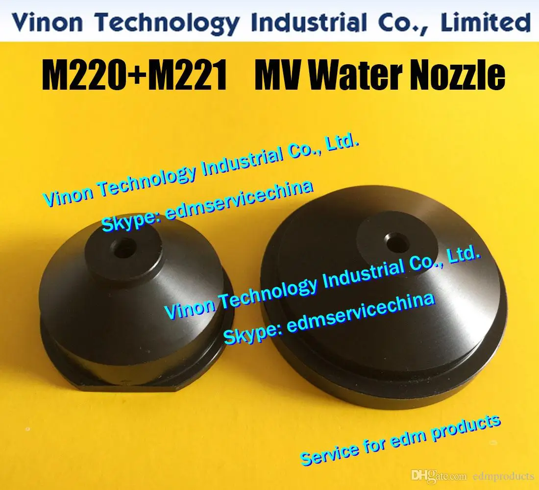 

(2pcs) M220+M221 edm MV Water Nozzle Set Ø4mm/Ø7mm Upper&Lower X085C155H01,X085C155H02,X085C131H01,X085C131H02 for Mitsubishi MV