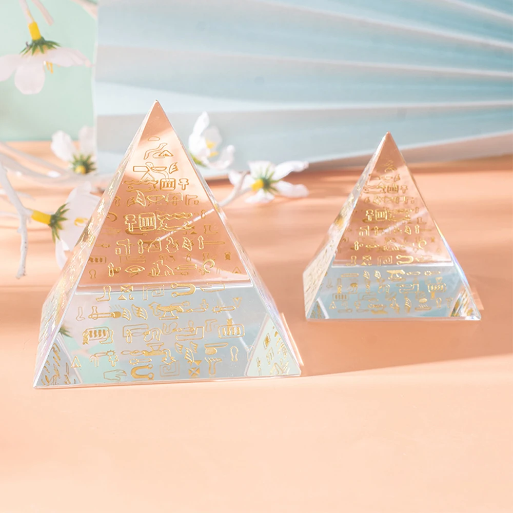 K9 Crystal Glass Egypt Pyramid Miniature 60mm 80mm Egyptian Healing Reiki Chakra Energy Pyramids for Cure Feng Shui Home Decor
K9 Crystal Glass Egypt Pyramid Miniature 60mm 80mm Egyptian Healing Reiki Chakra Energy Pyramids for Cure Feng Shui Home Decor