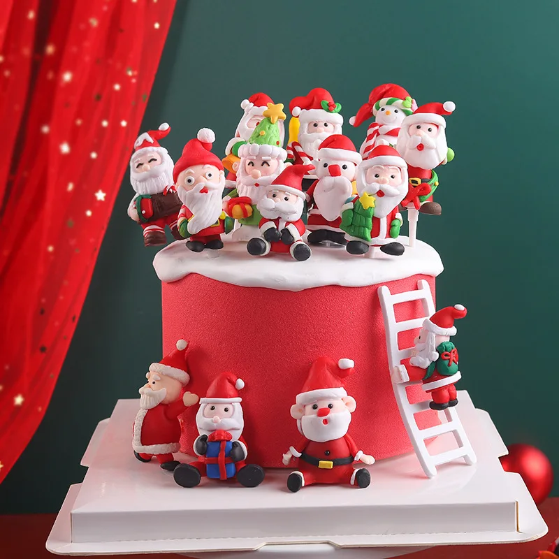 New Merry Christmas Decorations CakeToppers Santa Snowman Christmas Tree Elk Party Cakecup Baking Supplies Happy New Year Gifts
New Merry Christmas Decorations CakeToppers Santa Snowman Christmas Tree Elk Party Cakecup Baking Supplies Happy New Year Gifts