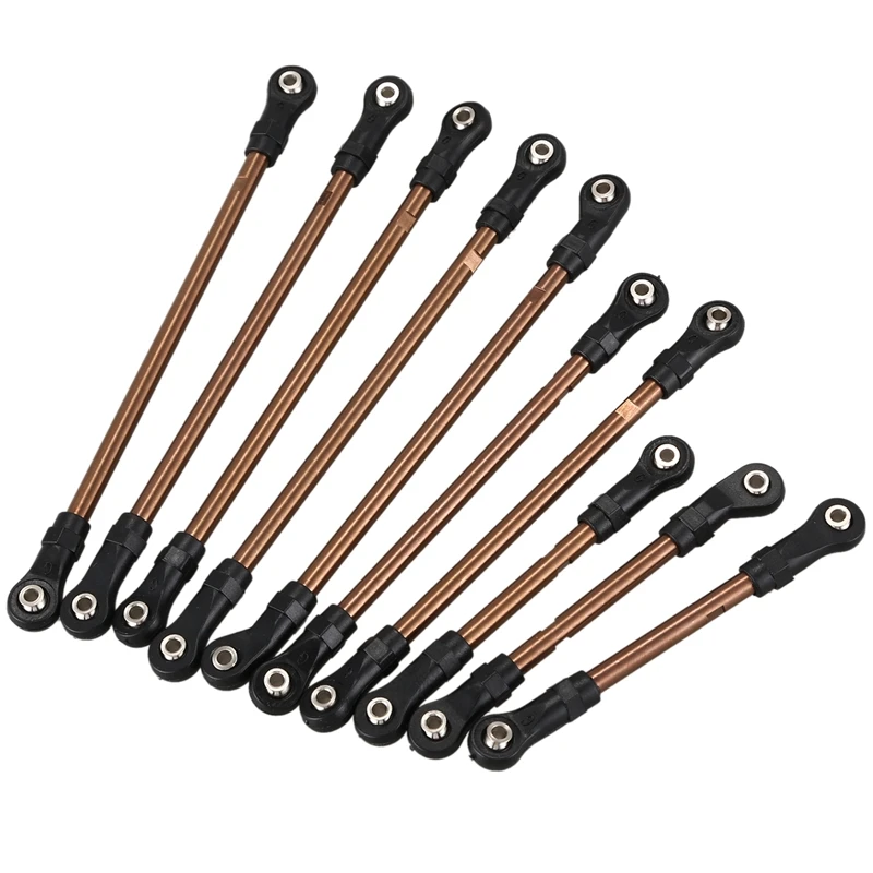 10Pcs/Set Metal Complete Link Rod End for 1/10 RC Crawler 324Mm Wheelbase Traxxas TRX4 TRX-4
10Pcs/Set Metal Complete Link Rod End for 1/10 RC Crawler 324Mm Wheelbase Traxxas TRX4 TRX-4