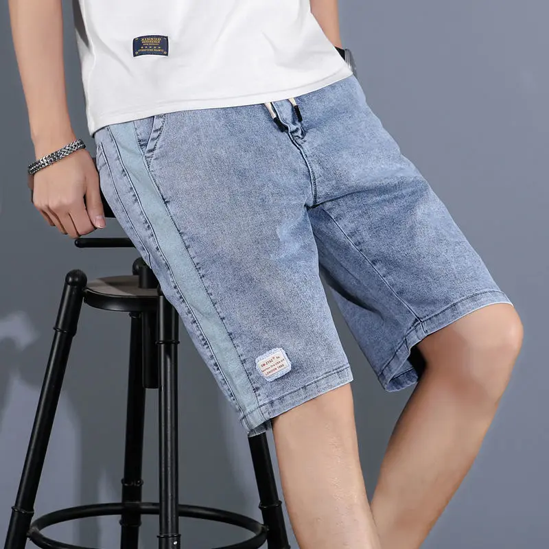 Denimen Shorts Men Loose Straight Korean Fashion Summer Thin Style Popular Logo Men's Medium Pants Baggy Black Jeans Genuine Hot
Denimen Shorts Men Loose Straight Korean Fashion Summer Thin Style Popular Logo Men's Medium Pants Baggy Black Jeans Genuine Hot