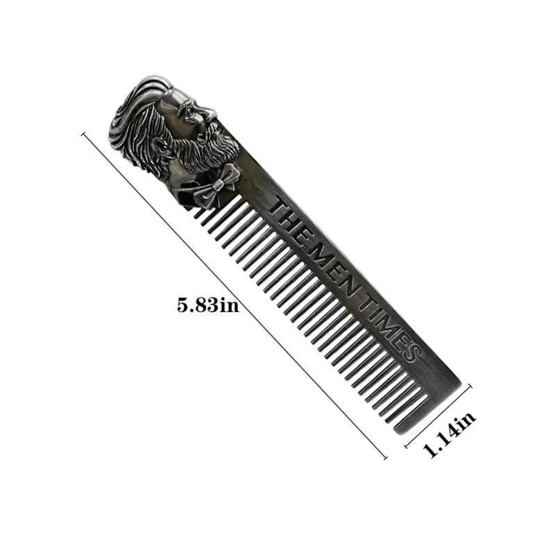 Hair Comb Cool Men Beard Shaping Template Stainless Steel Beard Comb Men Hair Beard Trim Tool High Quality
Hair Comb Cool Men Beard Shaping Template Stainless Steel Beard Comb Men Hair Beard Trim Tool High Quality