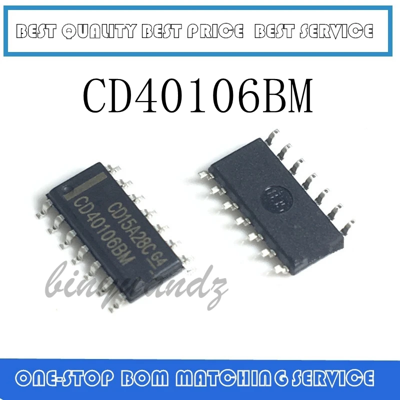 20PCS CD40106 CD40106BM SOP-14 
20PCS CD40106 CD40106BM SOP-14