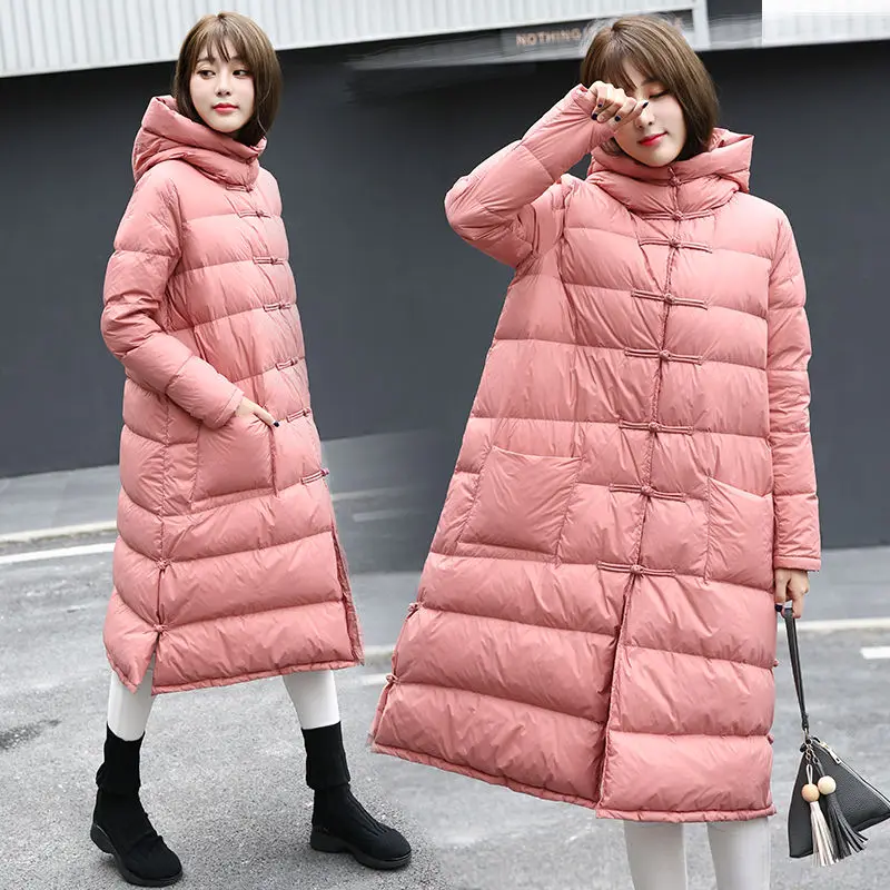 2020 New Winter Women Warm Thick White Duck Down Jacket Hooded Loose Long Coat Female Fashion Casual Outerwear Parkas Mujer
2020 New Winter Women Warm Thick White Duck Down Jacket Hooded Loose Long Coat Female Fashion Casual Outerwear Parkas Mujer