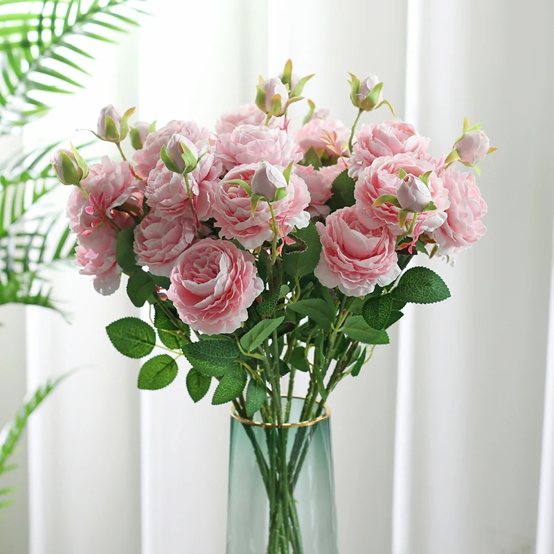 66cm Rose Pink Silk Bouquet Peony Artificial Flowers 2 Heads Wedding Home Decoration office decor Valentine's Day cheap
66cm Rose Pink Silk Bouquet Peony Artificial Flowers 2 Heads Wedding Home Decoration office decor Valentine's Day cheap