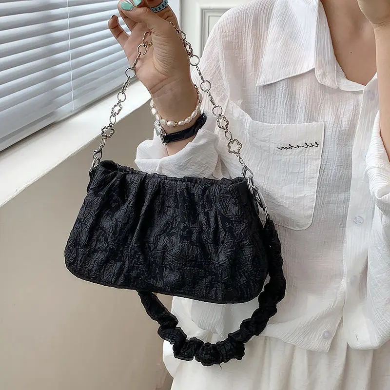 Special Fabric Women's Shoulder Bag 3 Straps Ruched Small Handbag For Ladies 2021 Brand Designer Crossbody Purse Uncle Nine
Special Fabric Women's Shoulder Bag 3 Straps Ruched Small Handbag For Ladies 2021 Brand Designer Crossbody Purse Uncle Nine