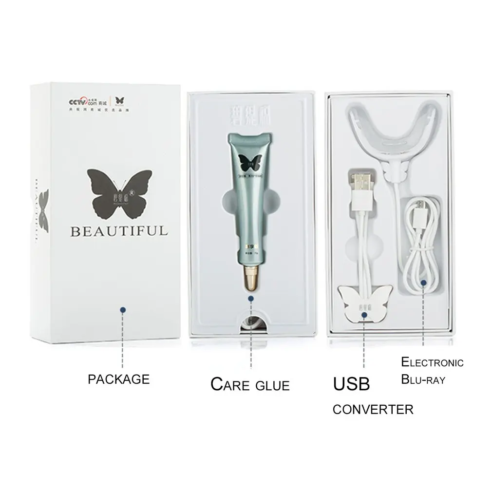 Smart USB Whitening Teeth Instrument Set Compact Size Professional Soft Silicone Waterproof Whitening Care Tools
Smart USB Whitening Teeth Instrument Set Compact Size Professional Soft Silicone Waterproof Whitening Care Tools