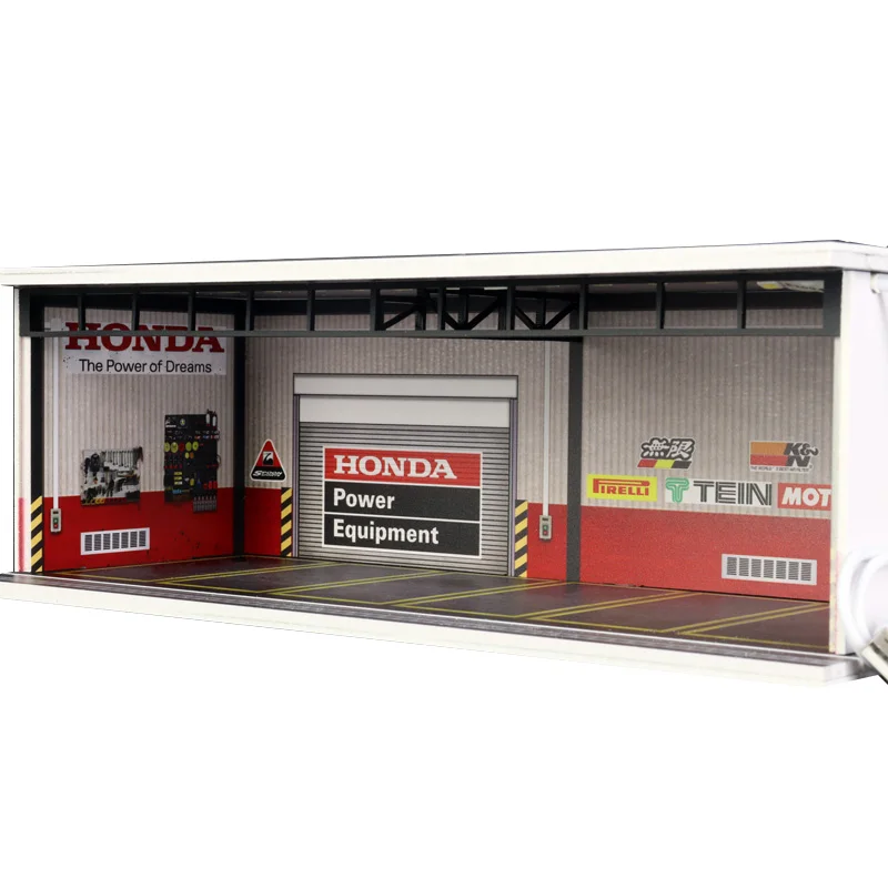 1:64 Simulation Garage Scene, Standard 6-park Car Model In Parking Lot with LED Lights
1:64 Simulation Garage Scene, Standard 6-park Car Model In Parking Lot with LED Lights