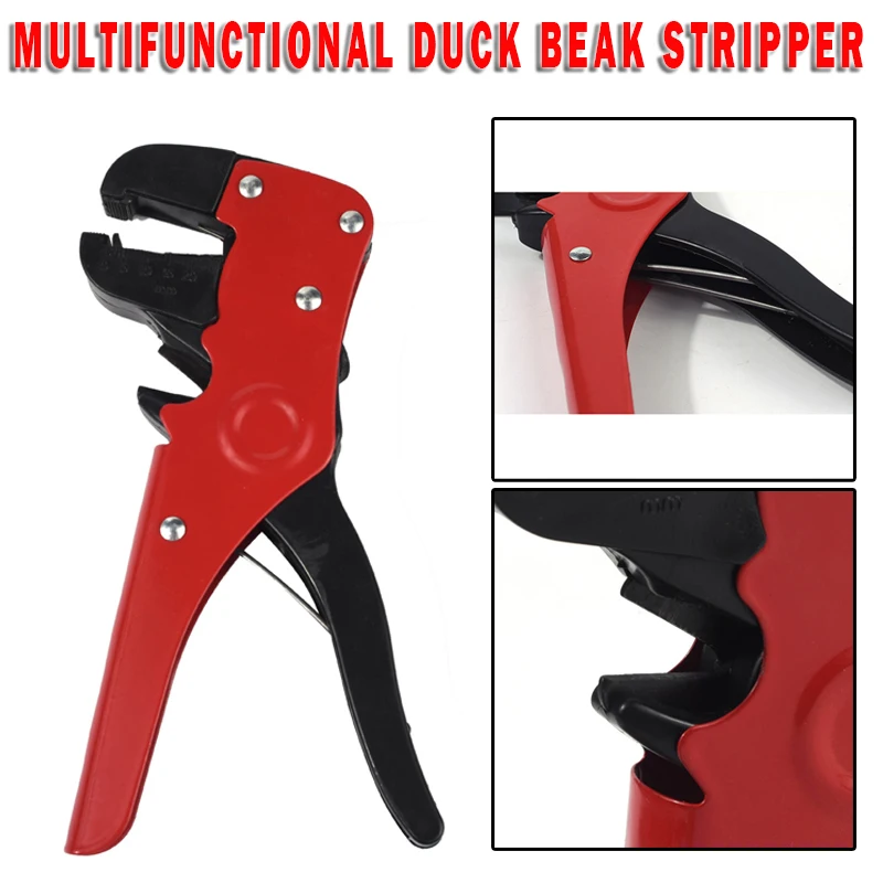Automatic Wire Stripper Multifunctional Duckbill Wire Stripper For Striping Individual Plastic Rubber Insulated Household Tool
Automatic Wire Stripper Multifunctional Duckbill Wire Stripper For Striping Individual Plastic Rubber Insulated Household Tool