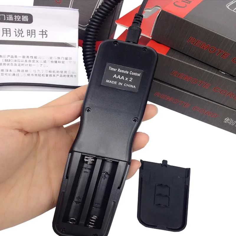 Проводной кабель затвора с таймером для камеры Canon Sony Nikon D810 D850 D800 D700 D300 D4 D3 |