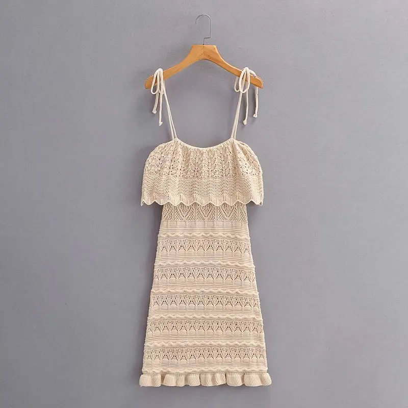 ZA Summer Camis Dress Women 2021 Solid Hollow Out Sleeveless Dresses Causal Slash Neck Dresses Fashion Woman Mini Fit Dress
ZA Summer Camis Dress Women 2021 Solid Hollow Out Sleeveless Dresses Causal Slash Neck Dresses Fashion Woman Mini Fit Dress