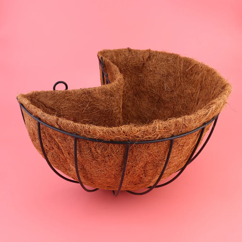 Corner Hanging Balcony Iron Art Coconut Palm Hanging Basket Flowerpot Flower Basket Planters Balcony Flower Holder 
Corner Hanging Balcony Iron Art Coconut Palm Hanging Basket Flowerpot Flower Basket Planters Balcony Flower Holder