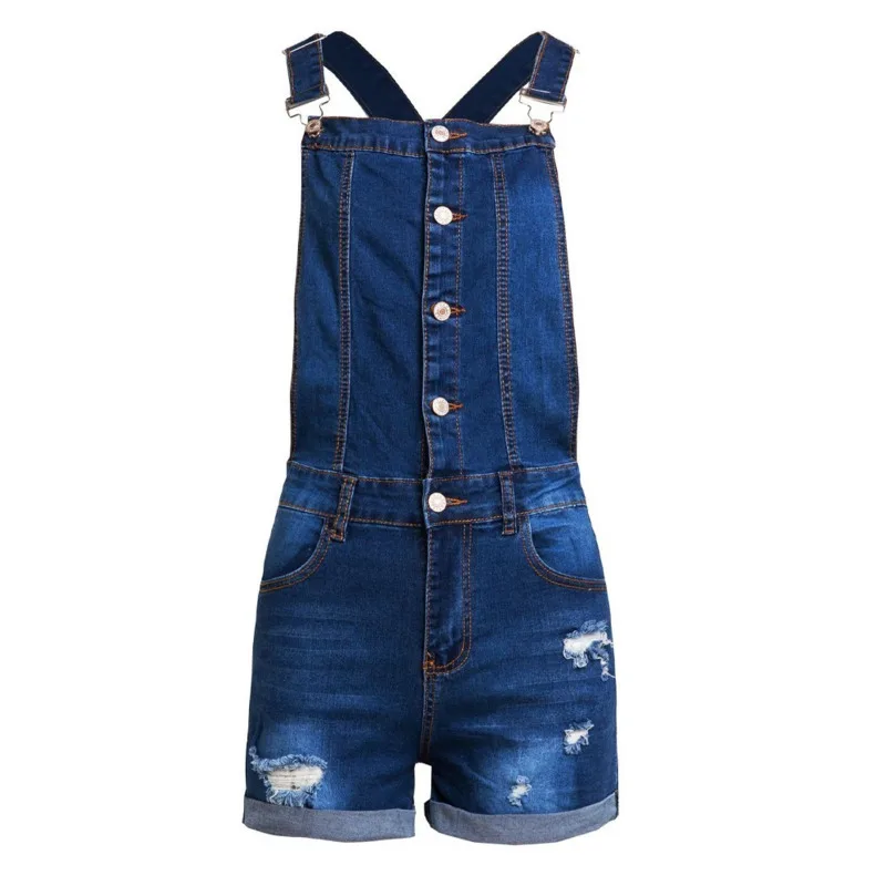 LIBERJOG Women Strap Denim Shorts Slim Jumpsuit Holes Button Sexy Shorts Summer Female Casual Overalls Short Jeans
LIBERJOG Women Strap Denim Shorts Slim Jumpsuit Holes Button Sexy Shorts Summer Female Casual Overalls Short Jeans