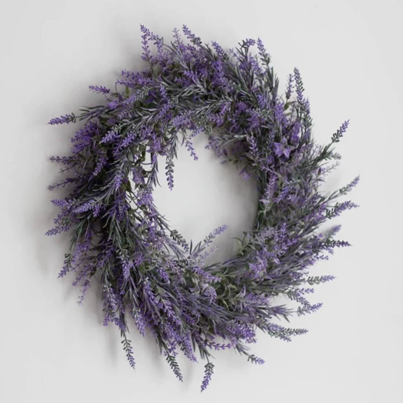 MeterMall Fake Lavender Hanging Wreath Garland for Front Door Christmas Party Wedding Decoration
MeterMall Fake Lavender Hanging Wreath Garland for Front Door Christmas Party Wedding Decoration