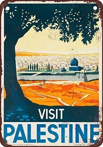 Visit Palestine,Tin Sign Vintage Funny Creature Iron Painting Metal Plate Novelty
Visit Palestine,Tin Sign Vintage Funny Creature Iron Painting Metal Plate Novelty