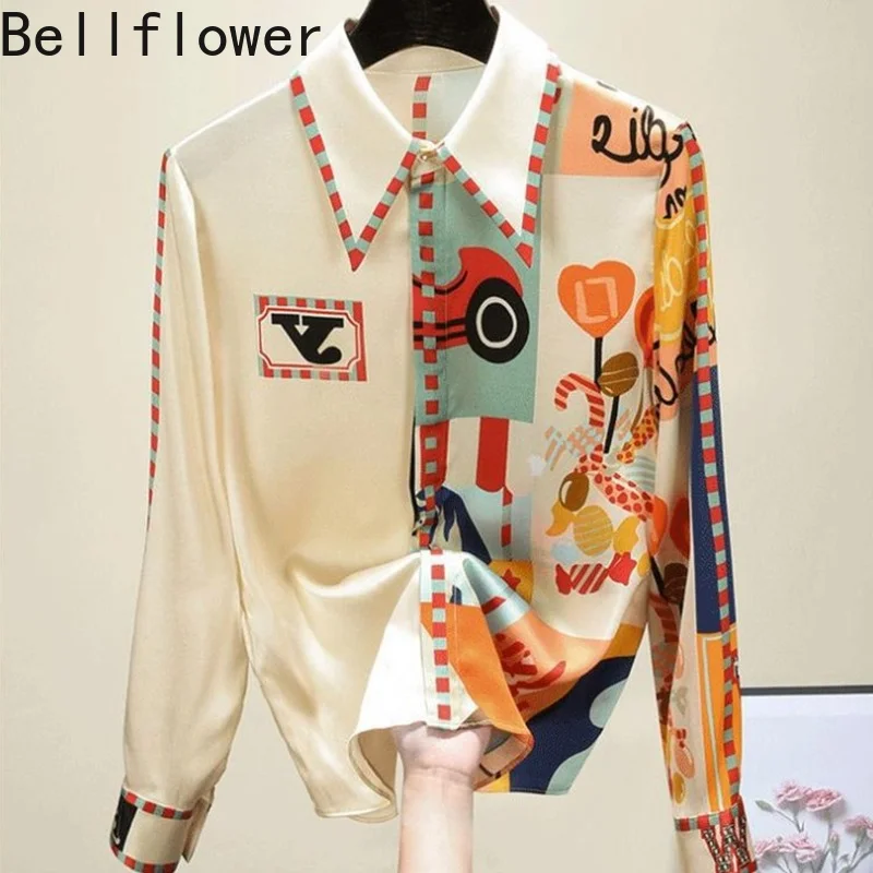 Printing Long Sleeve Casual Shirts Fall 2021 Women Clothing Ladies Tops Turn-down Collar Korean Fashion Button Up Shirt Harajuku
Printing Long Sleeve Casual Shirts Fall 2021 Women Clothing Ladies Tops Turn-down Collar Korean Fashion Button Up Shirt Harajuku