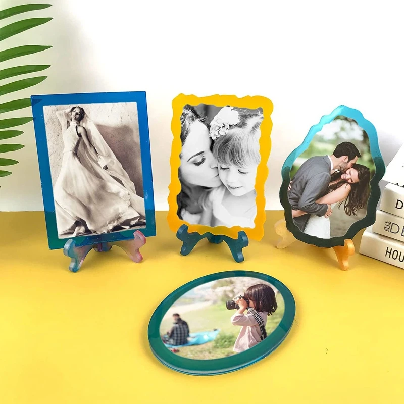 Picture Frame Molds with Stand HolderEpoxy Resin Silicone Mold Rectangle Resin Casting Mold for DIY MaMaking Picture
Picture Frame Molds with Stand HolderEpoxy Resin Silicone Mold Rectangle Resin Casting Mold for DIY MaMaking Picture